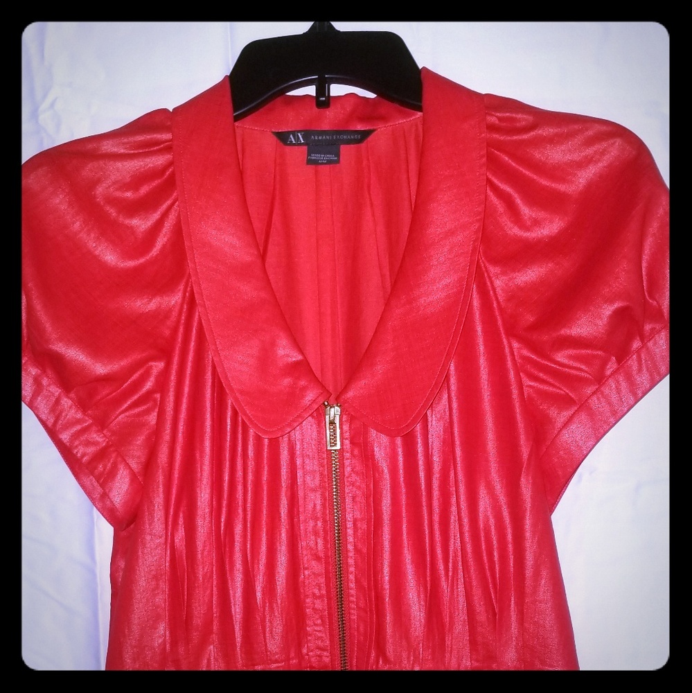 Armani Exchange red top